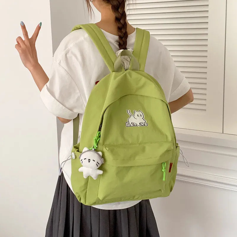 Cartoon Cat Backpack – Lightweight Large Capacity Student Bag