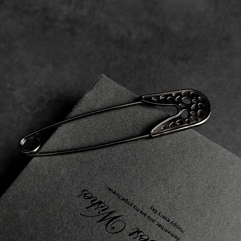 Retro Large Metal Safety Pins for Clothing – Zinc Alloy