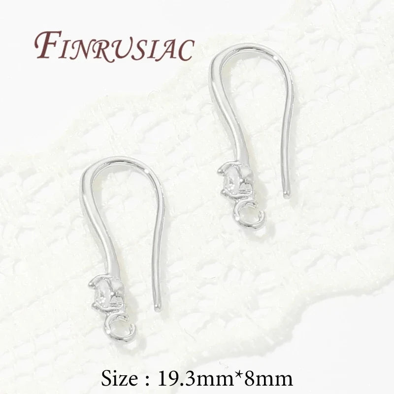 18K Gold Plated Zircon French Earring Hooks – DIY Findings