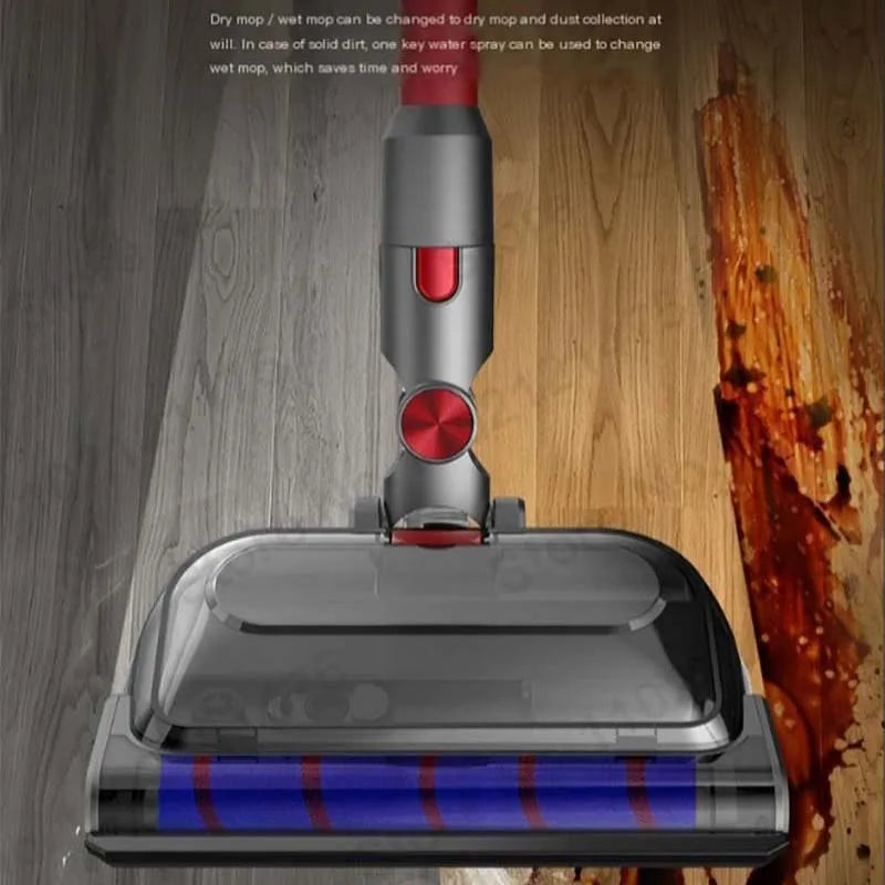 Motorized Mop Floor Brush Head + Water Tank for Dyson V7–V15