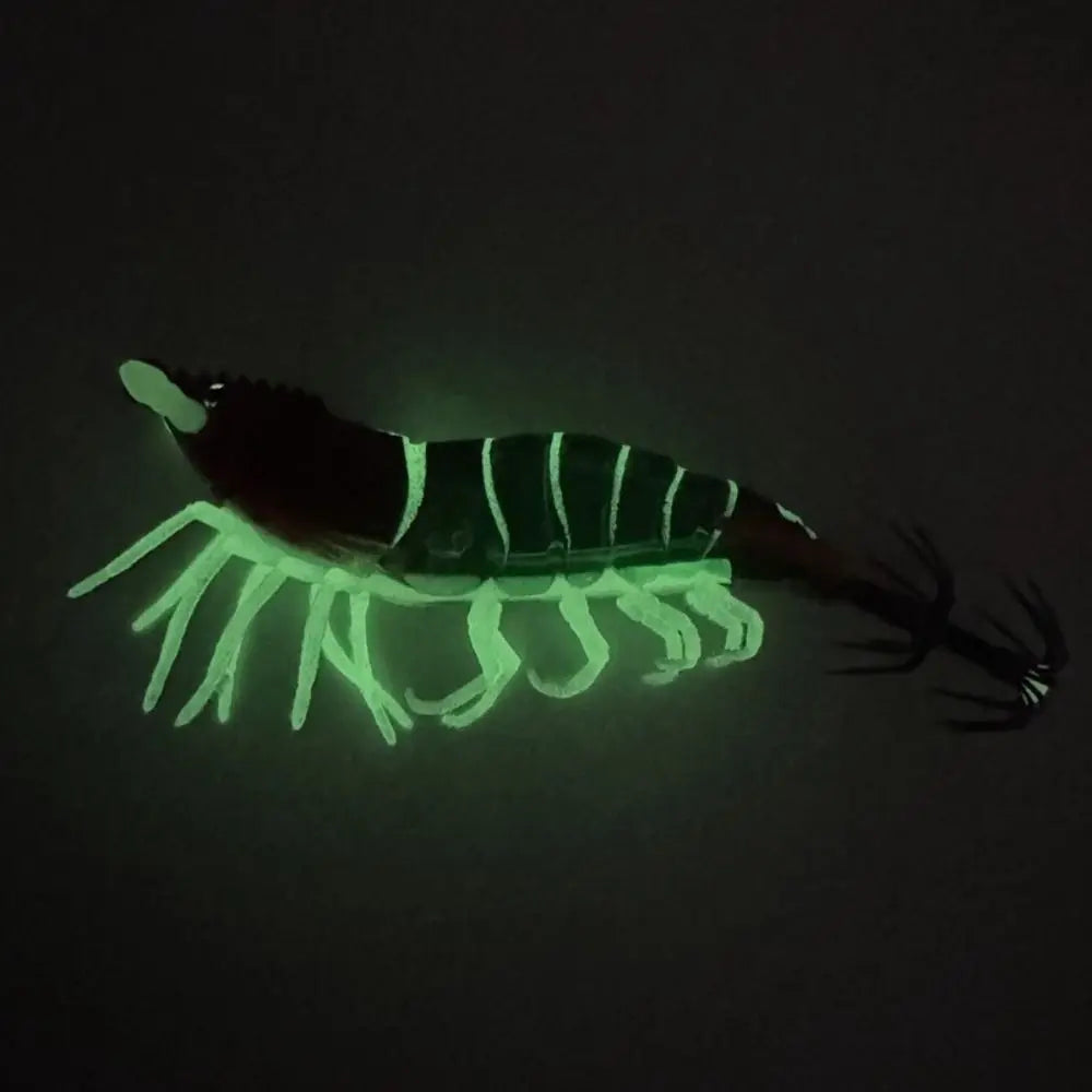 Squid Jig Wood Shrimp Lure 80mm 6.6g – Sinking Sea Fishing