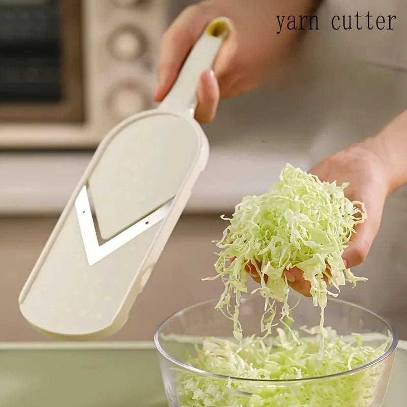 Manual Cabbage Shredder – Stainless Steel Vegetable Slicer