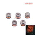 5Pcs DC 5V Wireless Induction LED Lamps for DIY Models & Robots