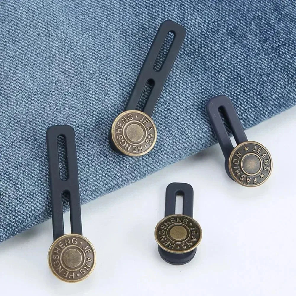 Metal Pants Waist Extender Buttons – DIY Jeans Button Kit
