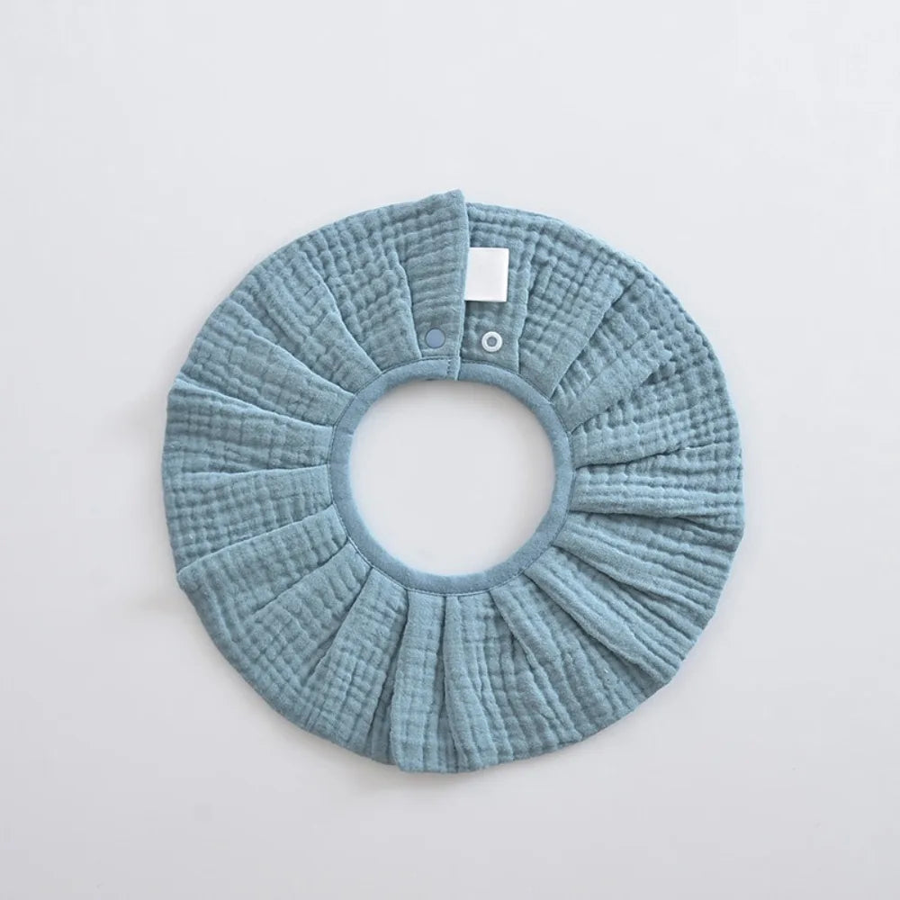 Pure Cotton Baby Bandana Drool Bibs | 360° Reversible Snap