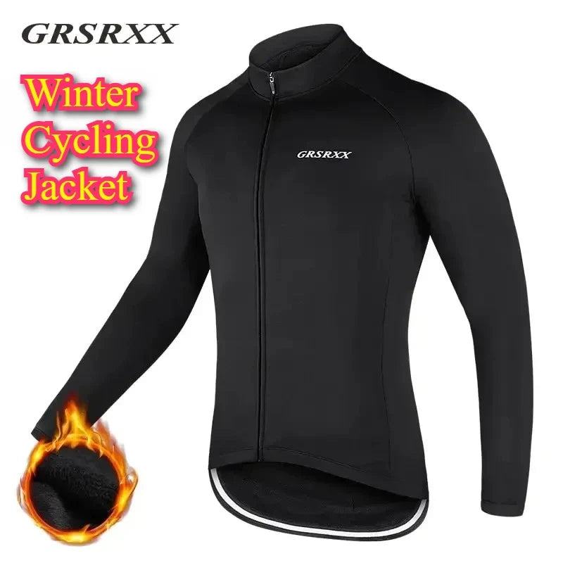 X-TIGER Men's Windbreaker Winter Cycling Jacket | Thermal Bike Jersey