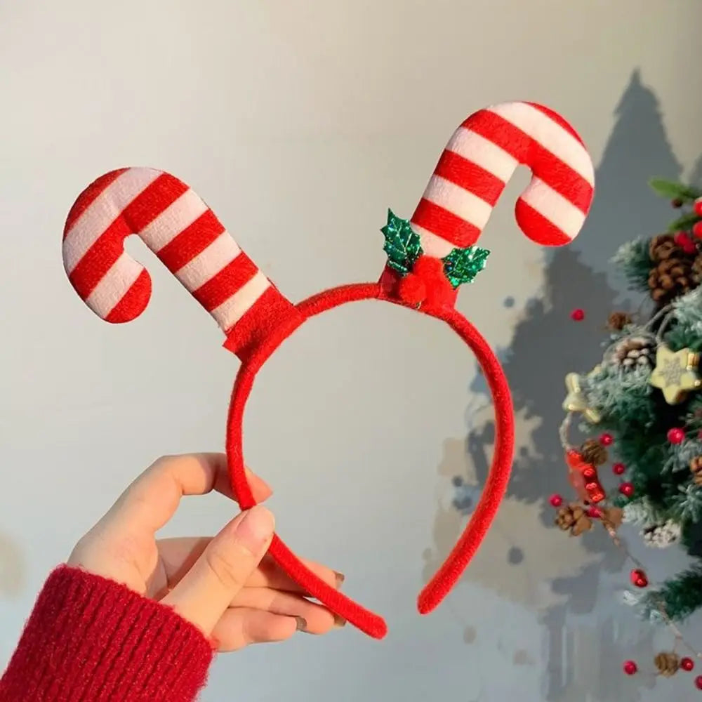 Cute Santa Claus Christmas Headband – Funny Xmas Hair Accessory
