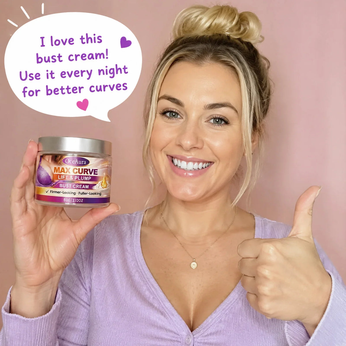 OceAura Bust Firming Cream – Lifting, Tightening & Moisturizing