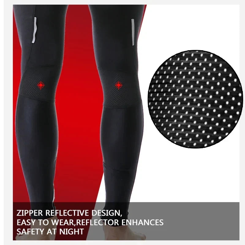 X-TIGER Men's Cycling Bib Tights | 5D Coolmax Gel Pad MTB Road