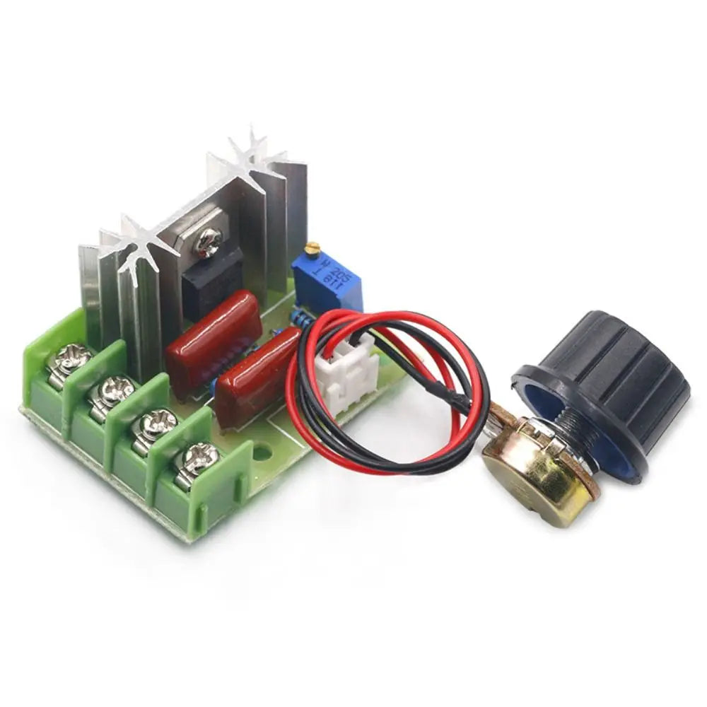 220V 2000W SCR Voltage Regulator with Remote – AC Dimmer
