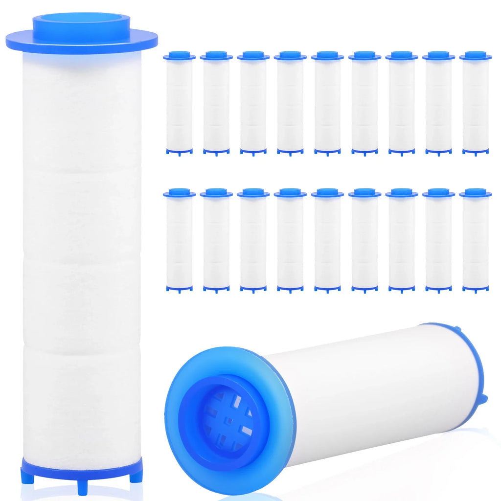 20Pcs PP Cotton Shower Head Filter Replacement Cartridges