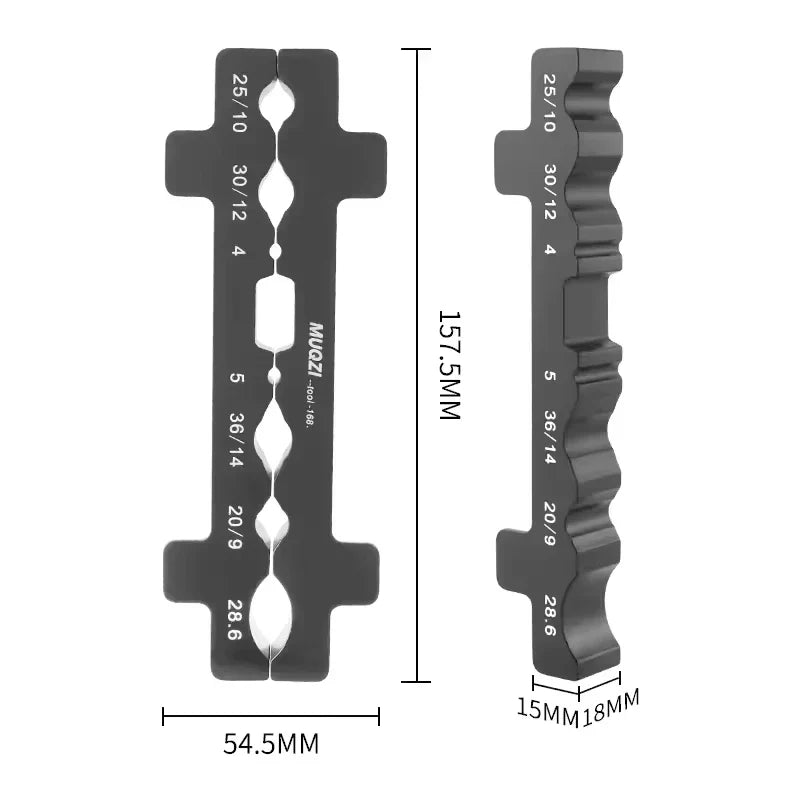 Bicycle Bench Vise Jaw Pads – Aluminum Alloy Multifunction Inserts