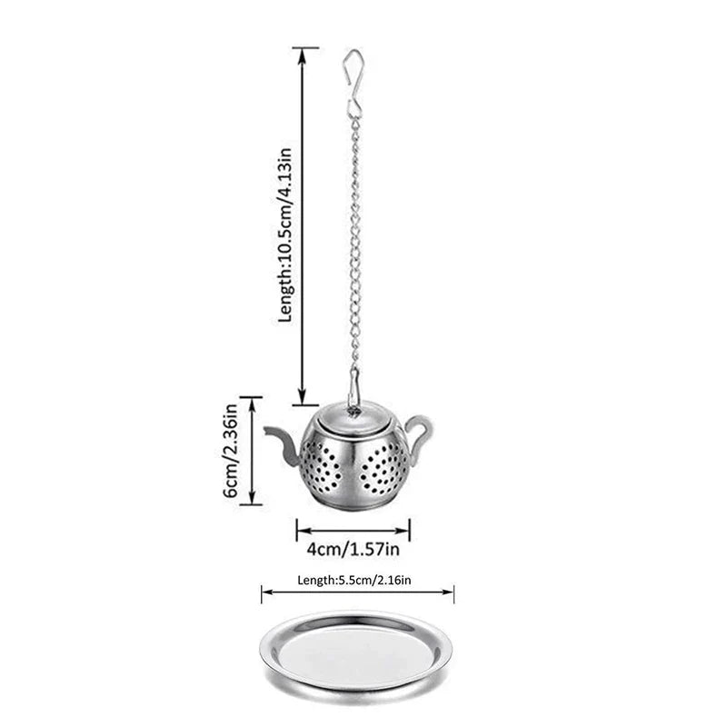 Stainless Steel Tea Infuser Strainer & Herbal Spice Filter