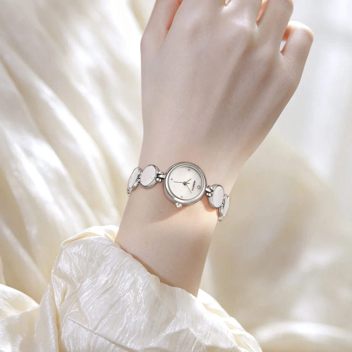 REBIRTH Women's Quartz Watch | Mother-of-Pearl & Diamond Dial