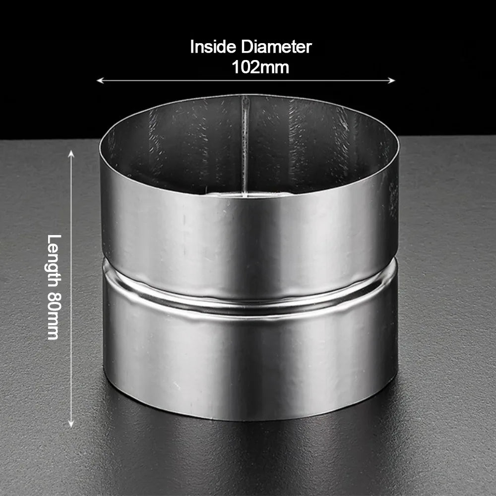 Stainless Steel Straight Pipe Joint Adapter 51mm–102mm