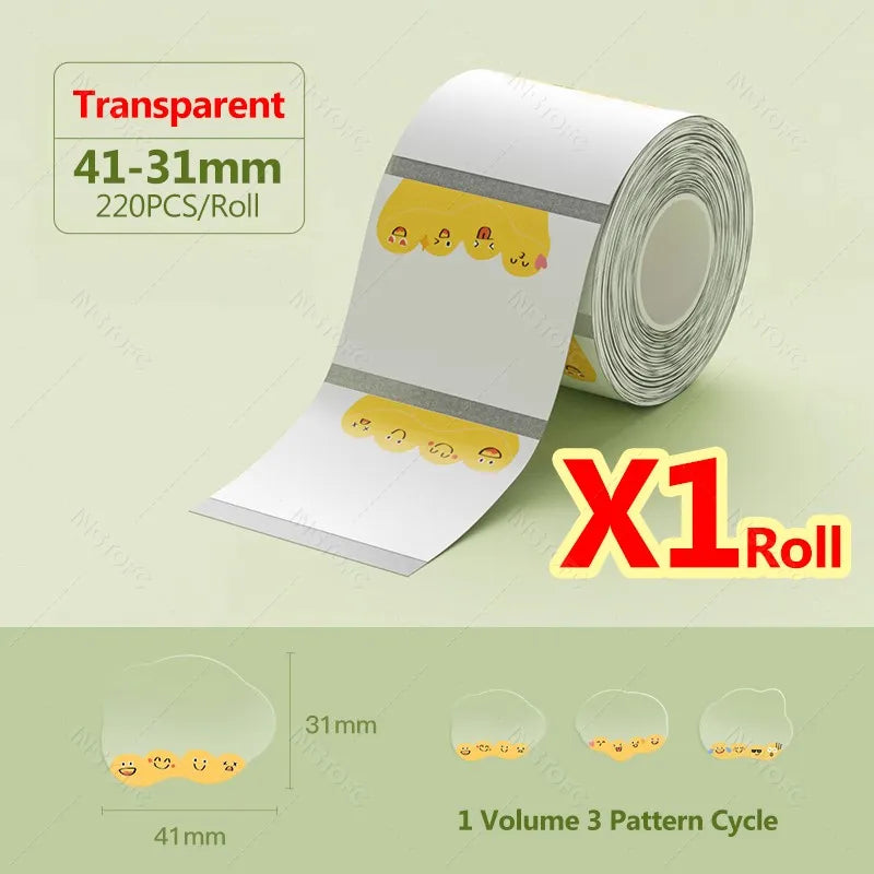 NiiMBOT Waterproof Label Paper for B1 B21 B3S Mini Printers