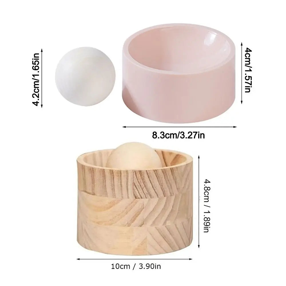 Wooden Dumpling Wrapper Press Mold – DIY Dough Tool