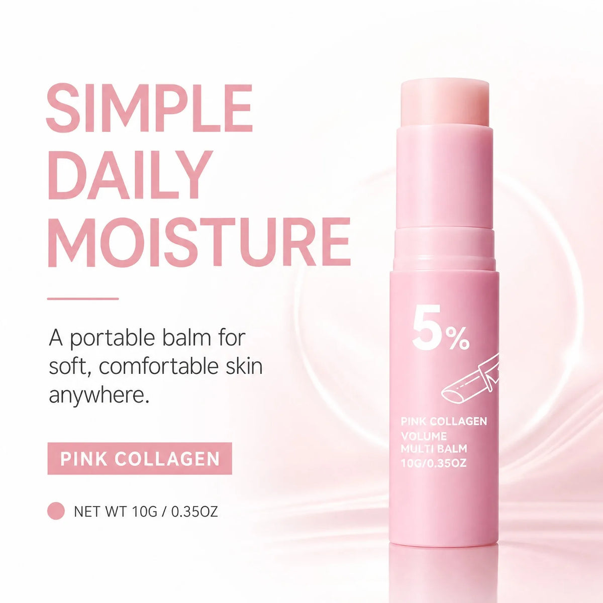 OceAura PDRN Collagen Multi Balm Stick – Face, Lip & Eye