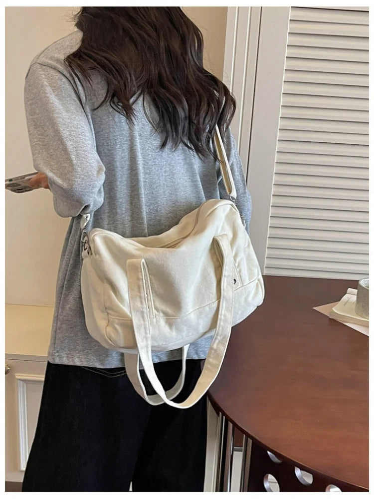 Nixie Women's Denim Tote Bag – Large Shoulder Crossbody