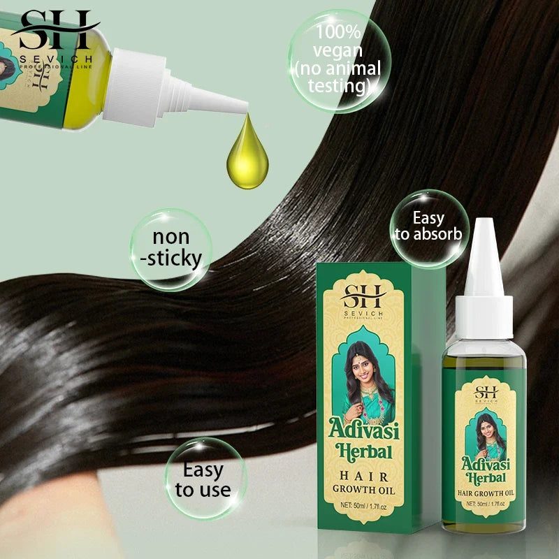 Sevich Rosemary Hair Growth Oil Set – Herbal Shampoo & Serum