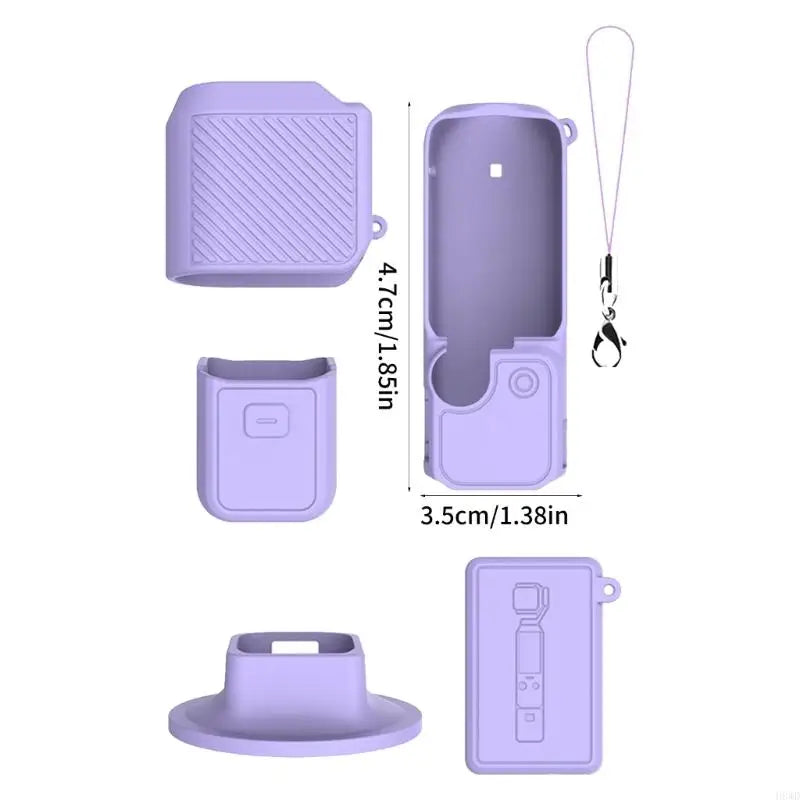 Silicone Case for DJI Osmo Pocket 4 – Anti-Slip Shockproof Cover