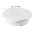 360° Cake Turntable Set – Scraper, Nozzles & Decorating Tools