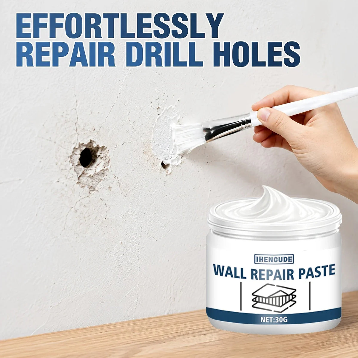 Wall & Wood Repair Caulk – Fills Cracks, Holes & Peeling
