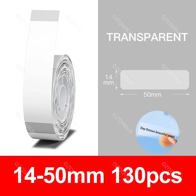 Niimbot Thermal Label Rolls – Clear & White for D11 D110 D101