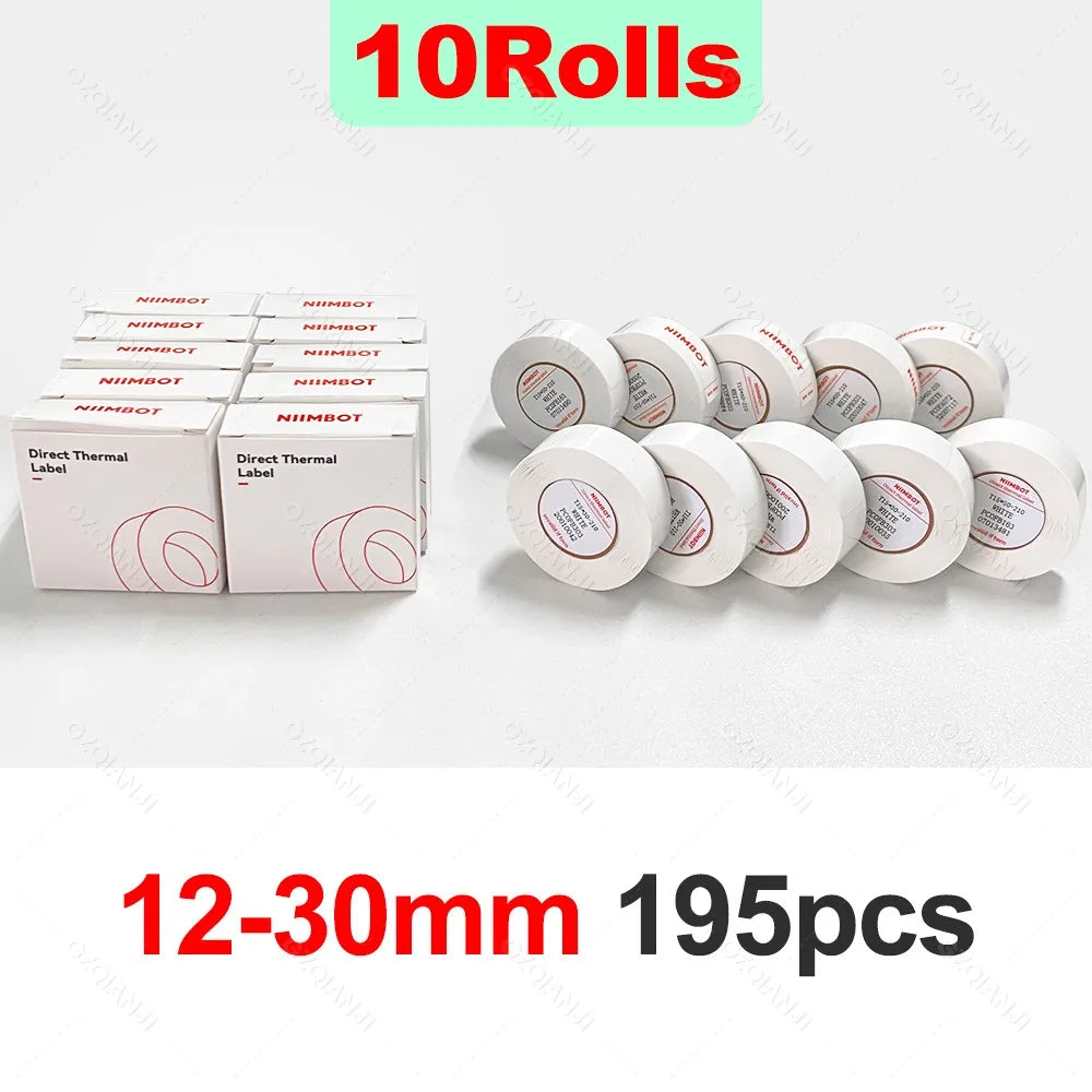 Niimbot Thermal Label Paper Rolls – Waterproof Anti-Oil Stickers
