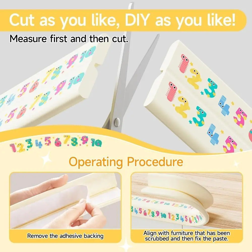 2m Cartoon Foam Edge Guard Strip – Soft Corner Protector Kids
