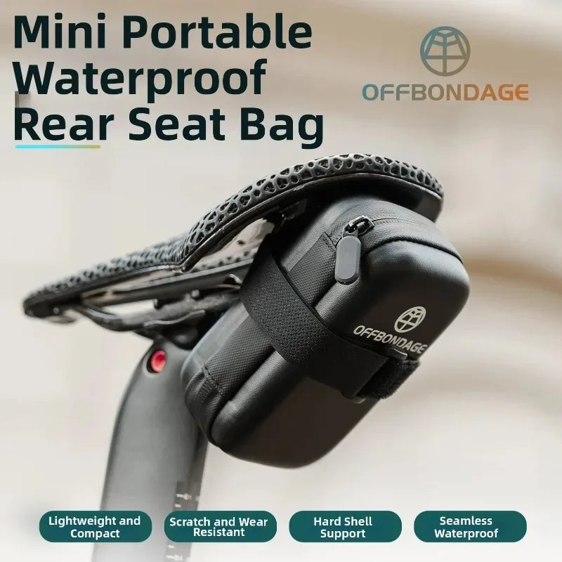 OFFBONDAGE Mini Waterproof Bike Saddle Bag – MTB & Road