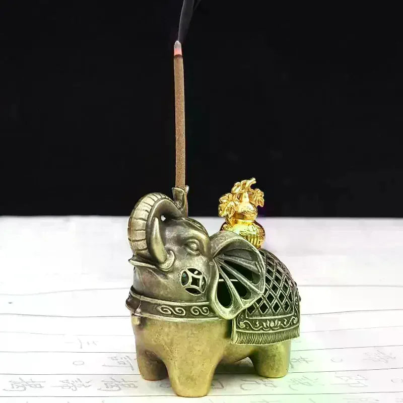 Alloy Hollow Incense Burner – Zen Aromatherapy & Tea Décor