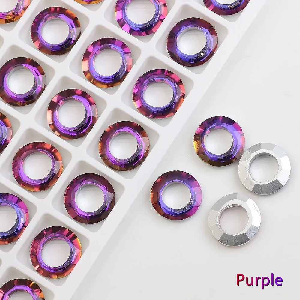 5PCS AB Crystal Round Glass Spacer Beads 14/20mm – DIY Jewelry