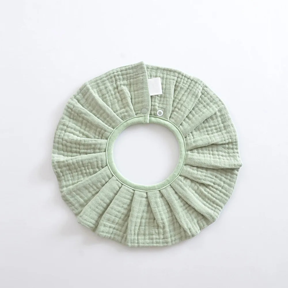 Pure Cotton Baby Bandana Drool Bibs | 360° Reversible Snap