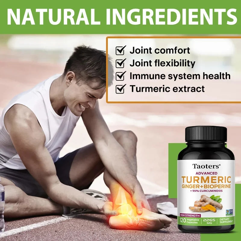 Turmeric Curcumin Capsules 2100mg with BioPerine – High Absorption