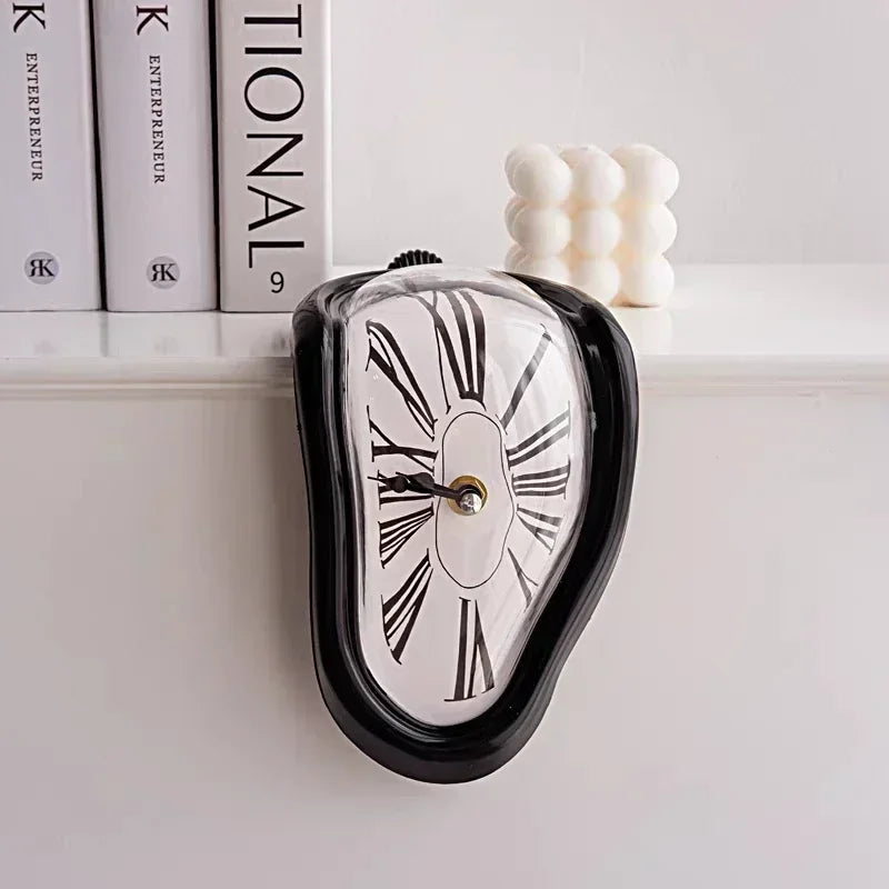 Surreal Melting Wall Clock – Salvador Dali Style Home Décor