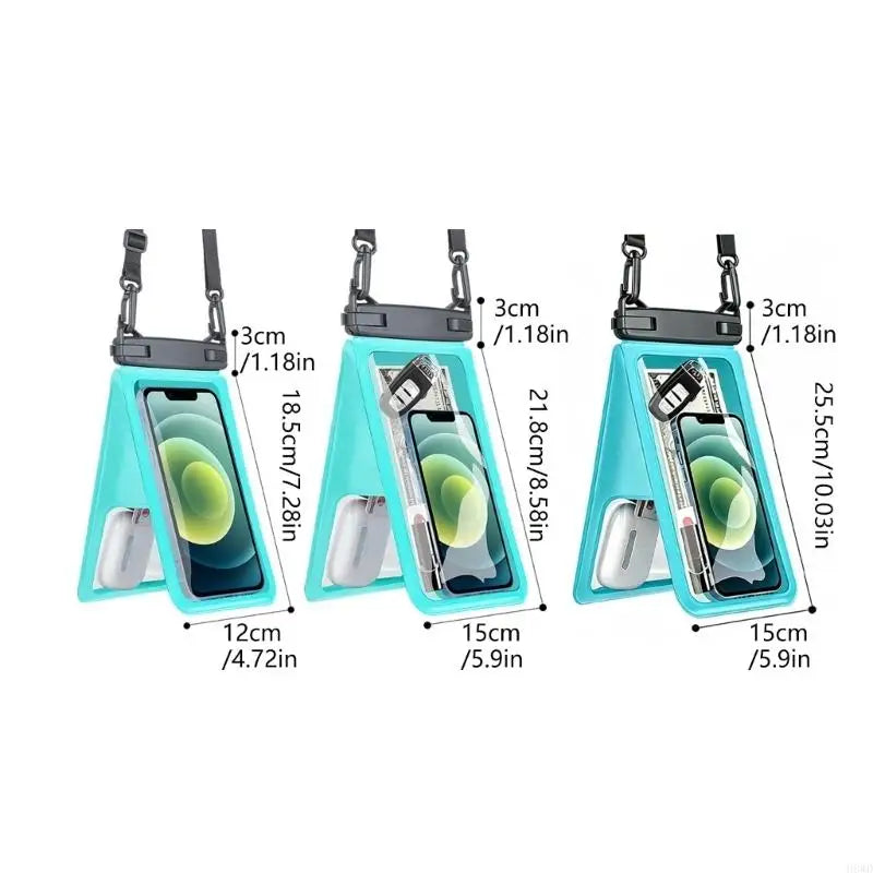Waterproof Phone Bag – Dual Pocket Dry Case with Lanyard