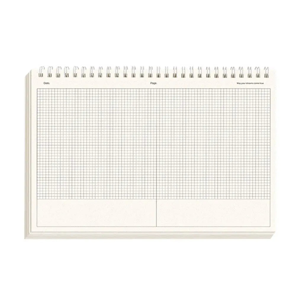 B5 Coil Notebook Grid & Lined Pages – Thick Paper Memopad