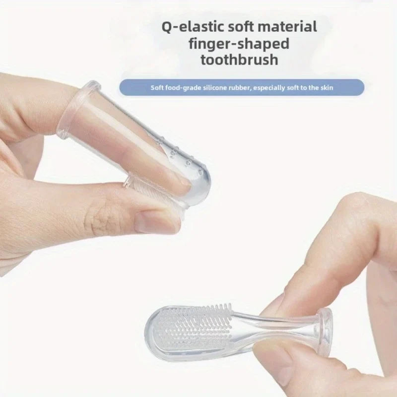 Soft Silicone Pet Finger Toothbrush for Dogs & Cats