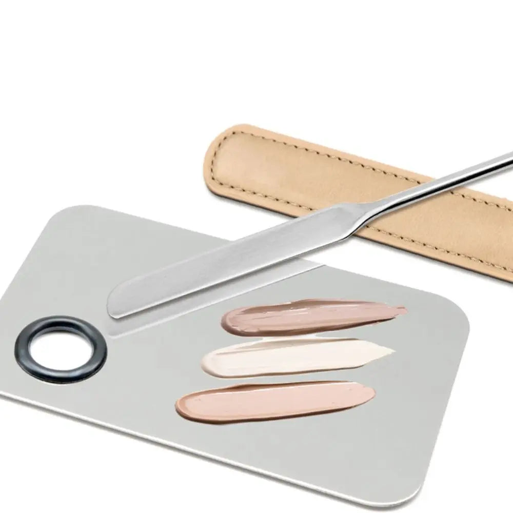 Stainless Steel Makeup Mixing Spatula – Foundation & Pigment Tool