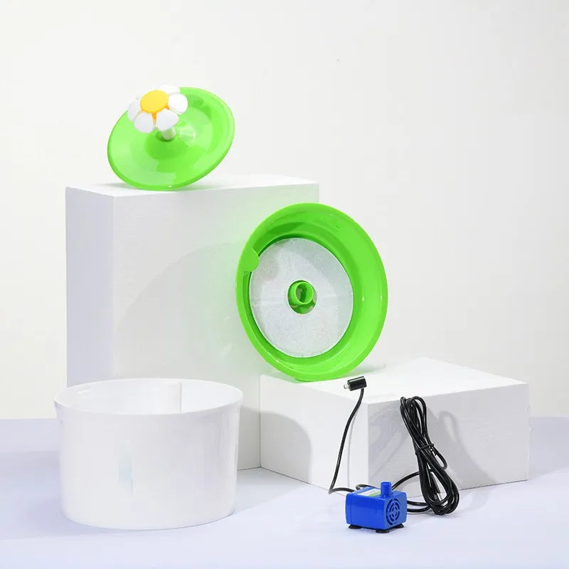 1.6L Auto Cat Water Fountain with Filter | Pet Water Dispenser