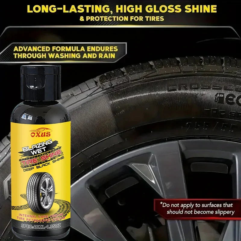 Car Tire Polish Wax – Plastic Enhancer & Coating