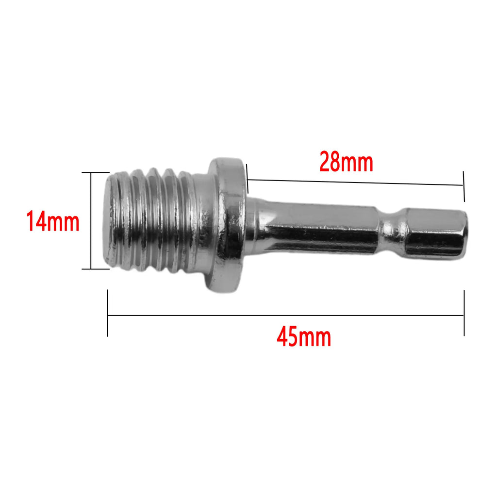 M14 Hex Shank Drill Adapter – Angle Grinder Chuck Connector