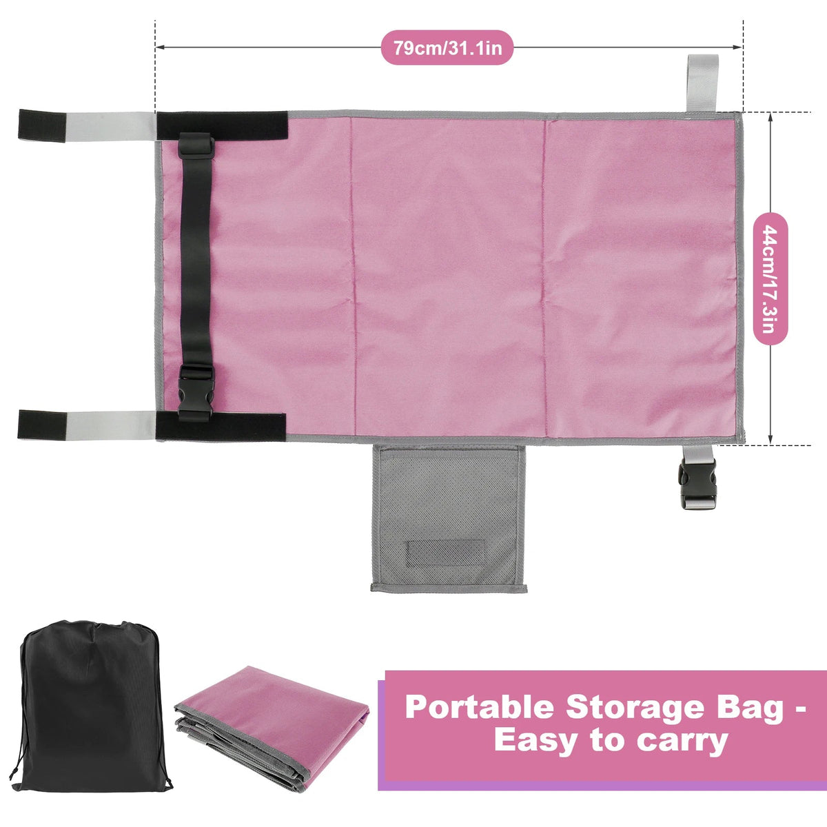 Toddler Airplane Bed & Footrest Hammock | Portable Travel Seat