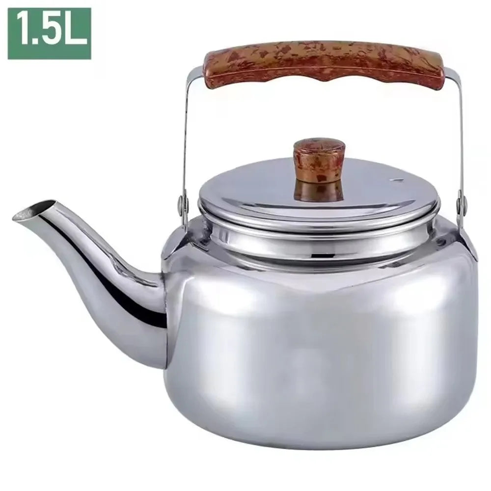 Stainless Steel Whistling Kettle 1L–2L | Home & Camping