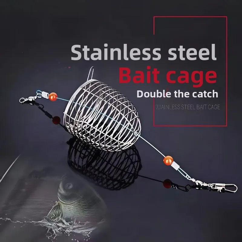Stainless Steel Bait Cage Baiting Device – S, M & L Sizes