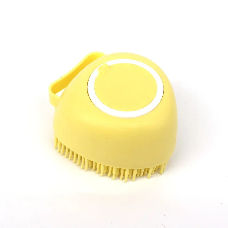 Silicone Pet Bath Massage Glove – Dog & Cat Grooming Brush