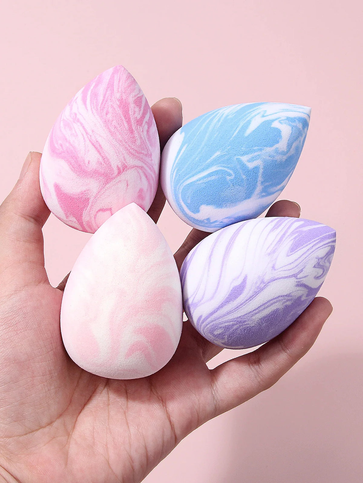 4Pcs Makeup Sponge Set – Dry & Wet BB Cream Powder Puff