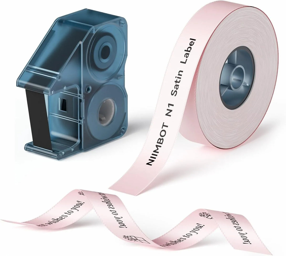 NIIMBOT N1/B18 Satin Ribbon Labels & Carbon Ribbon Set