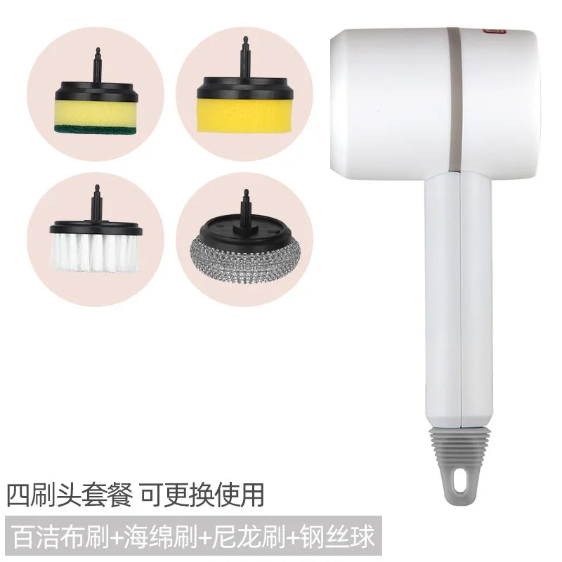 Wireless Electric Cleaning Brush – Multi-Use Handheld Scrubber